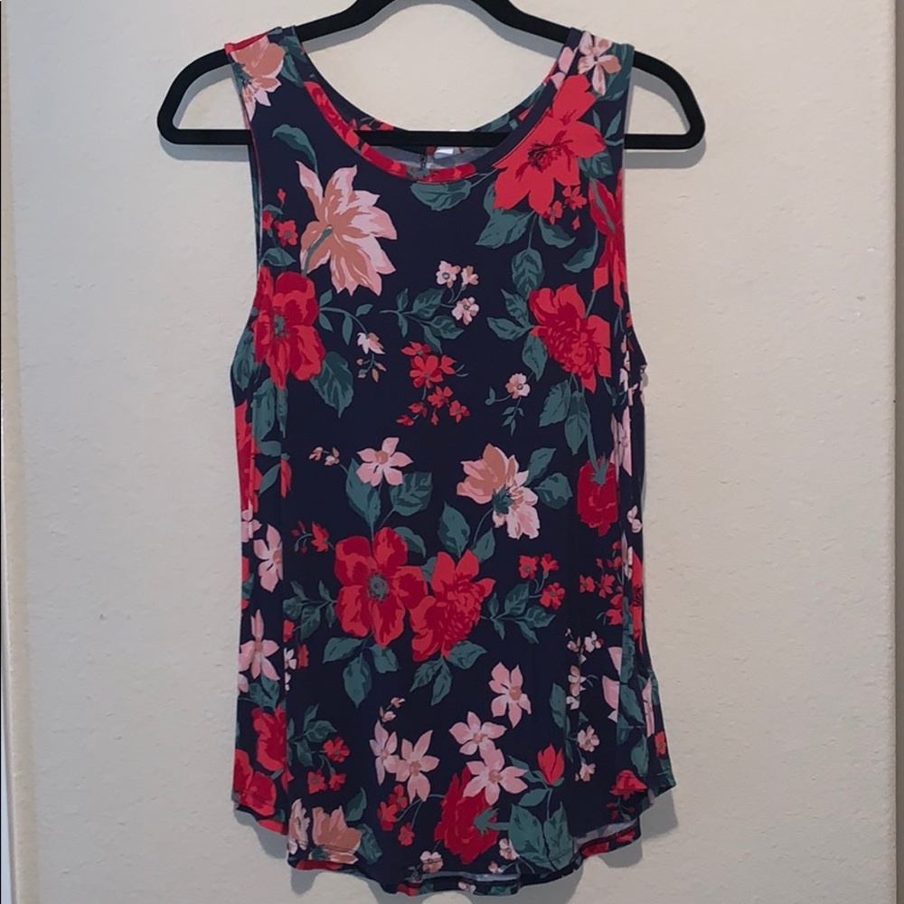 Floral Old Navy Tank Top